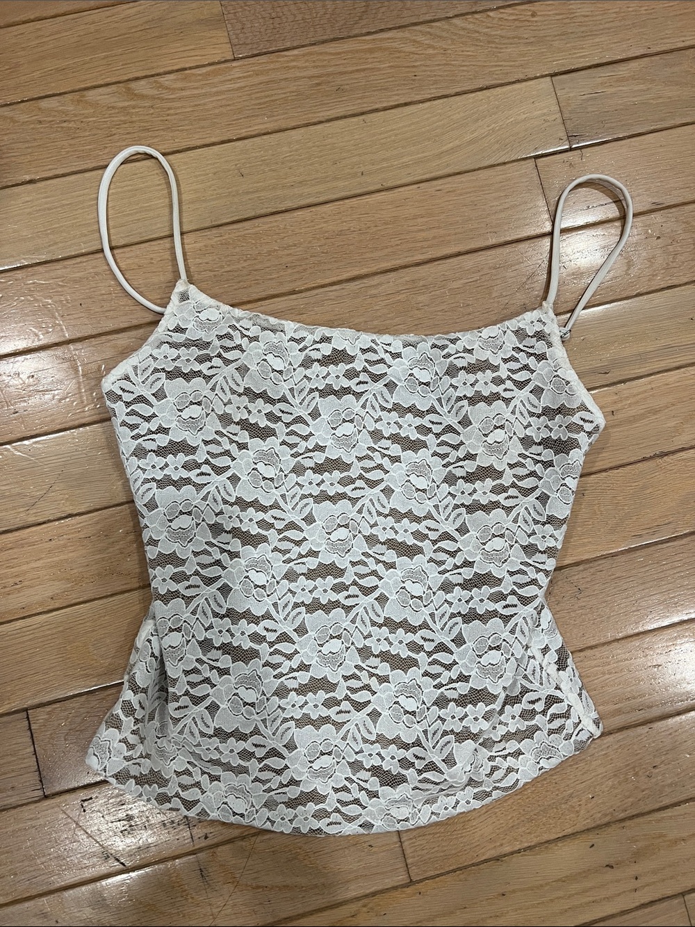 Whitefox lace tank